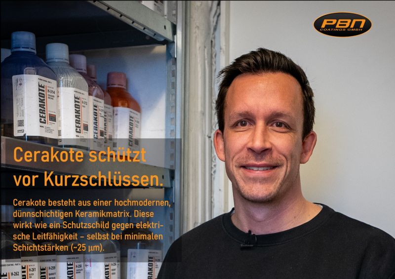 🚗⚡ Cerakote schützt vor Kurzschlüssen – besonders im Hochvolt-Automotive-Bereich