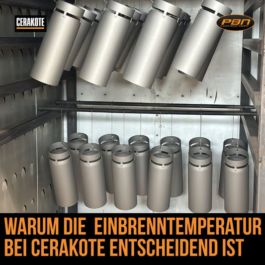 Warum die Einbrenntemperatur bei Cerakote entscheidend ist