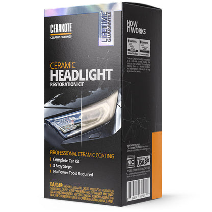 Ceramic Headlight Restoration Kit