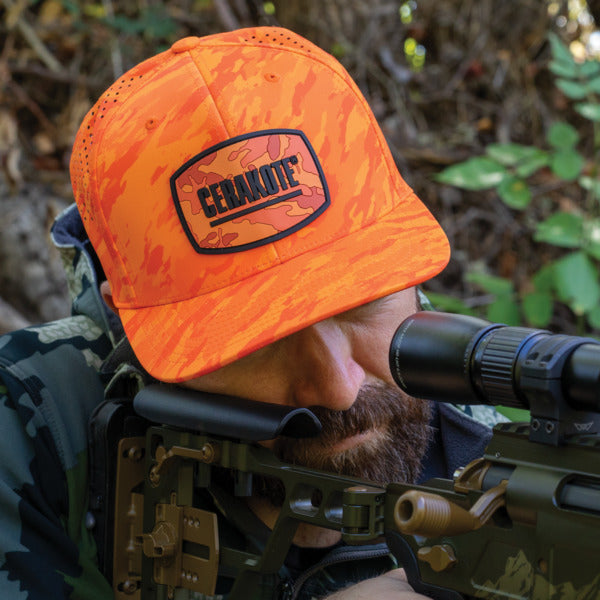 Cerakote Blaze Orange Camo Hat Mood