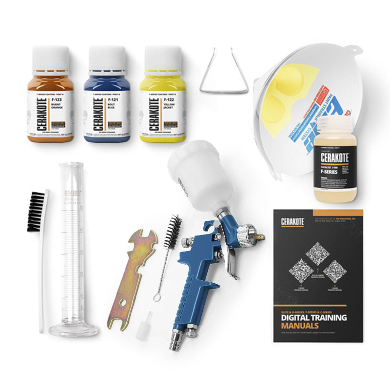 Cerakote Starter Kit - F-Serie 3 Farben (Tester)