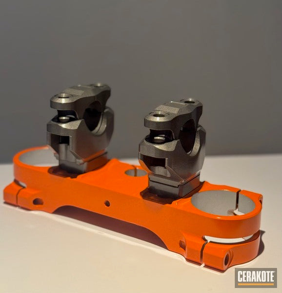 Cerakote C-128 Hunter Orange High Temp Coating Customer Sample