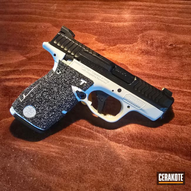 Cerakote C-140 Bright White High Temp Coating Customer Sample