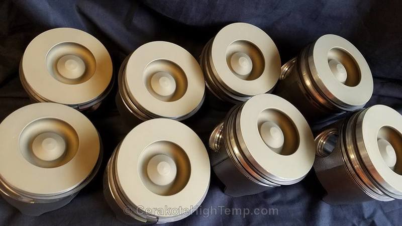 Cerakote C-186 Piston Coat (Air Cure) Kolbenbeschichtung Customer Sample