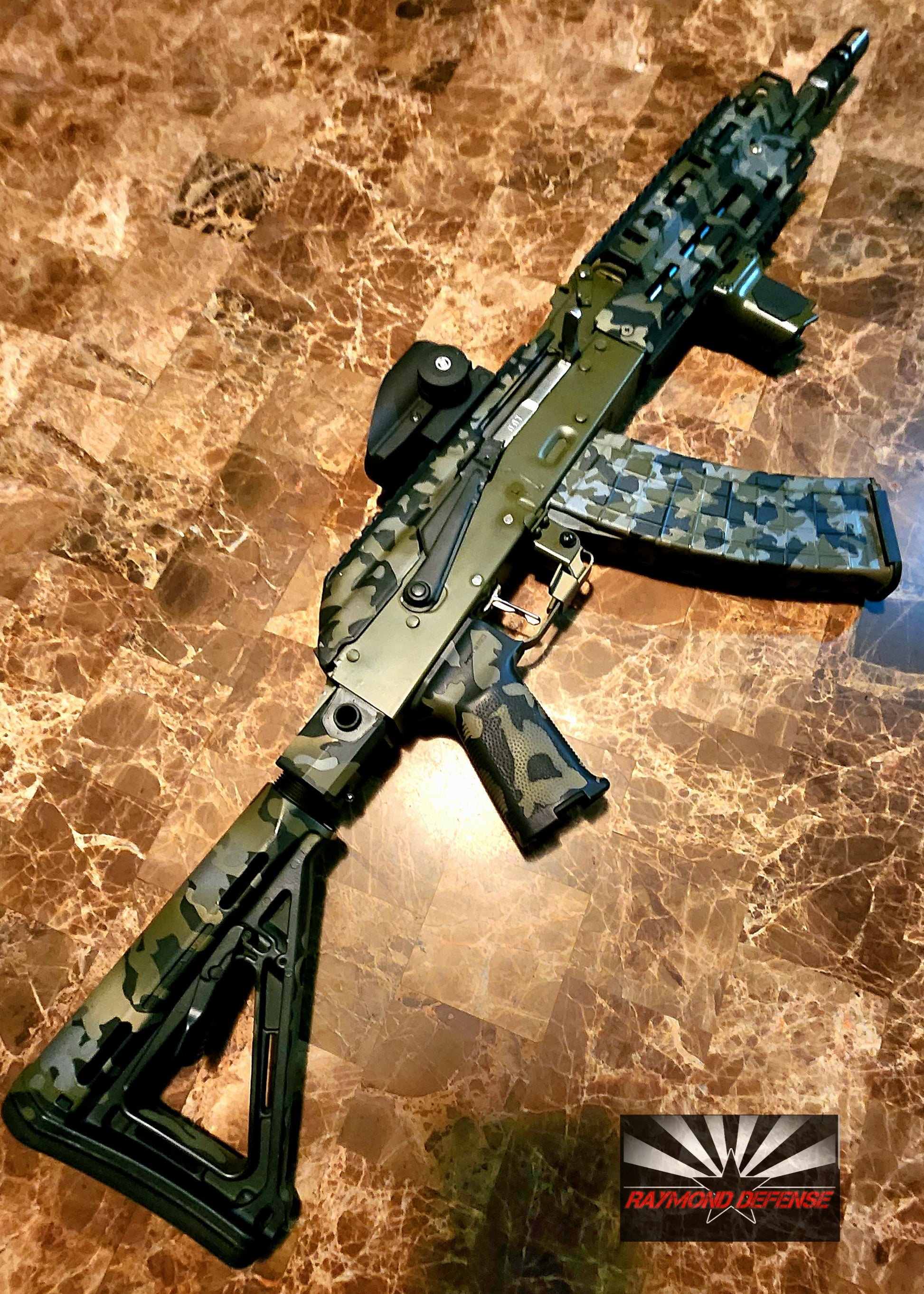 Cerakote C-231 MagPul® Foliage Green High Temp 1000°C Coating Customer Sample