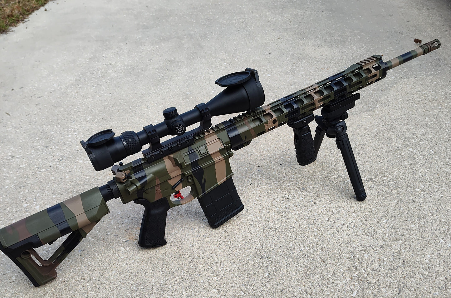 Cerakote C-240 Coyote Tan High Temp Coating Customer Sample