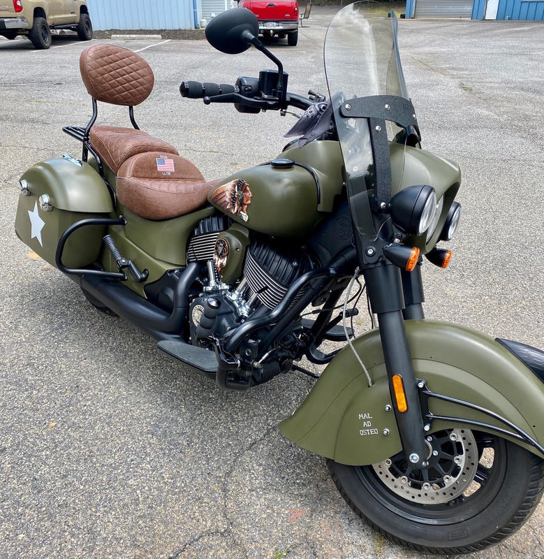 Cerakote C-244 Mil Spec O.D. Green Ceramic Coating Customer Sample