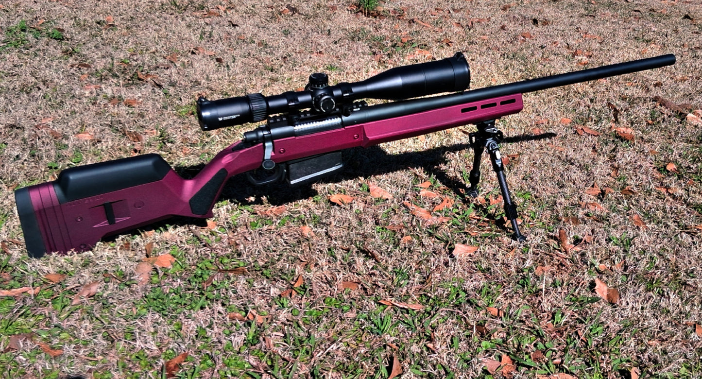 Cerakote C-298 Black Cherry Ceramic Coating Customer Sample