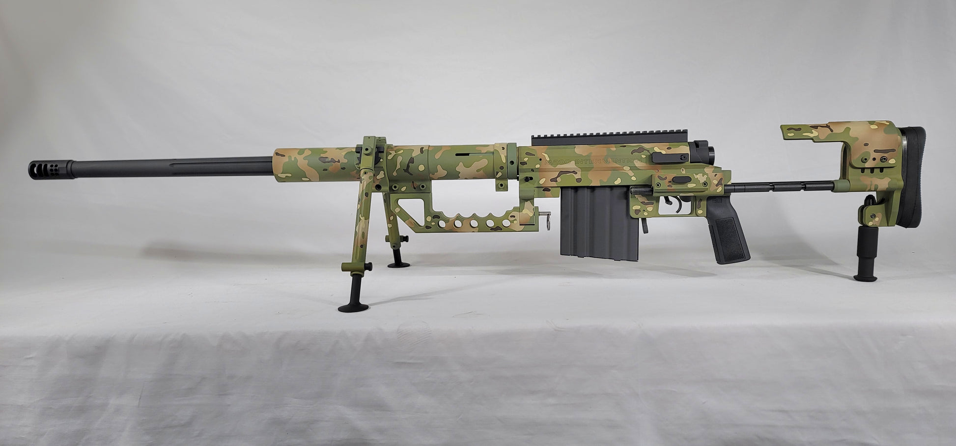 Cerakote C-30118 FS Field Drab High Temp Ceramic Coating Customer Sample