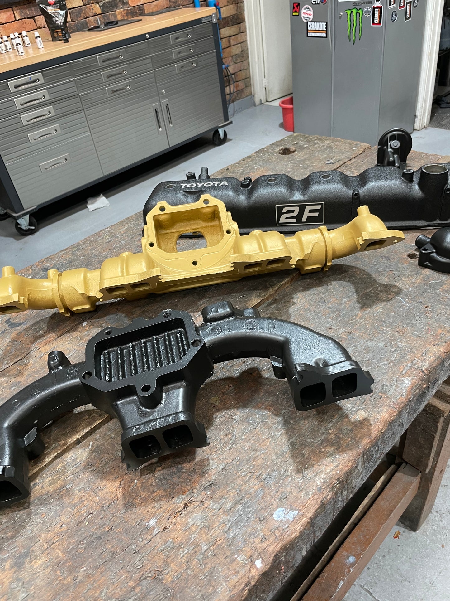 Cerakote C-7800 Glacier Gold High Temp Coating Customer Sample