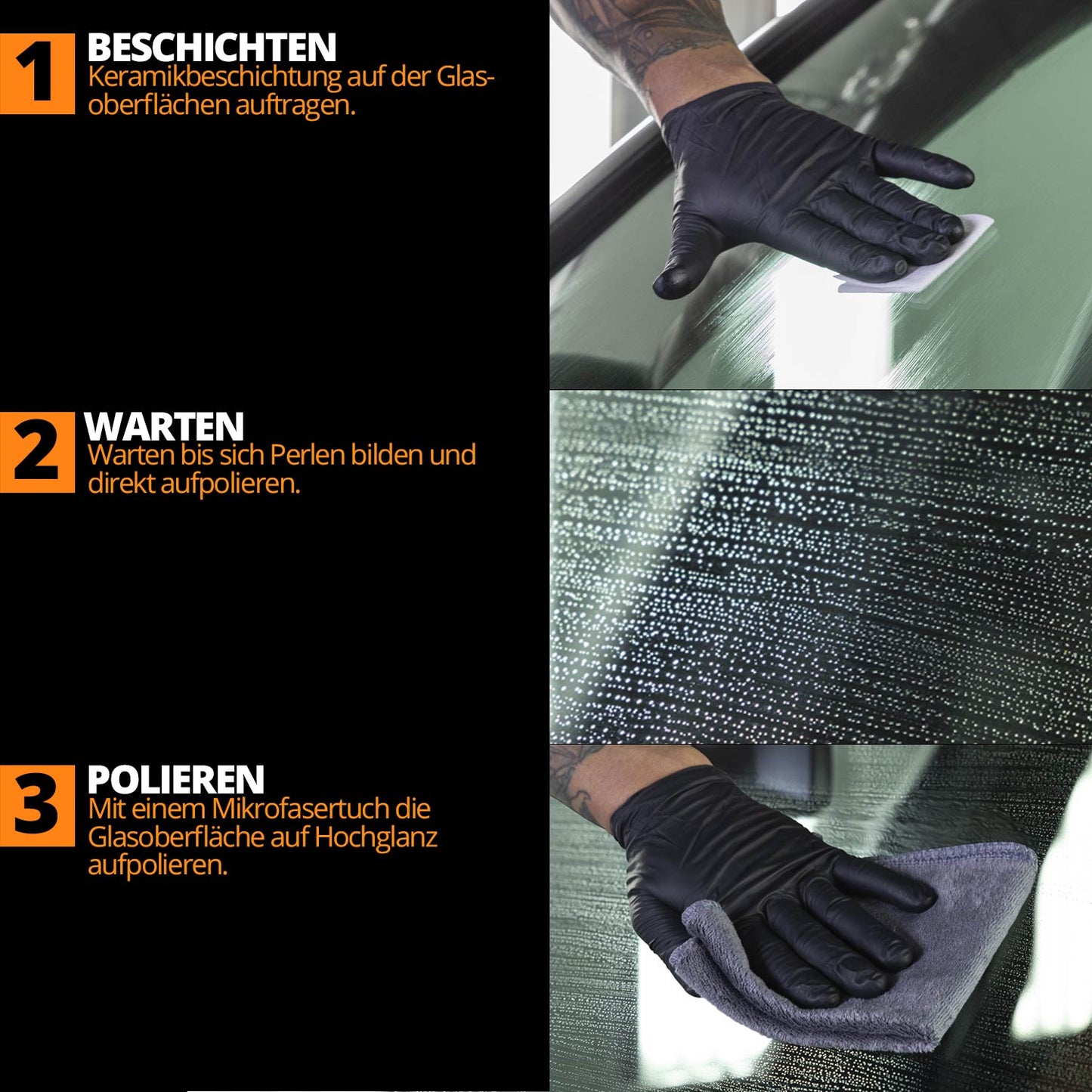 Cerakote Ceramic Glass Coat Protectant - Glasversiegelung Instructions