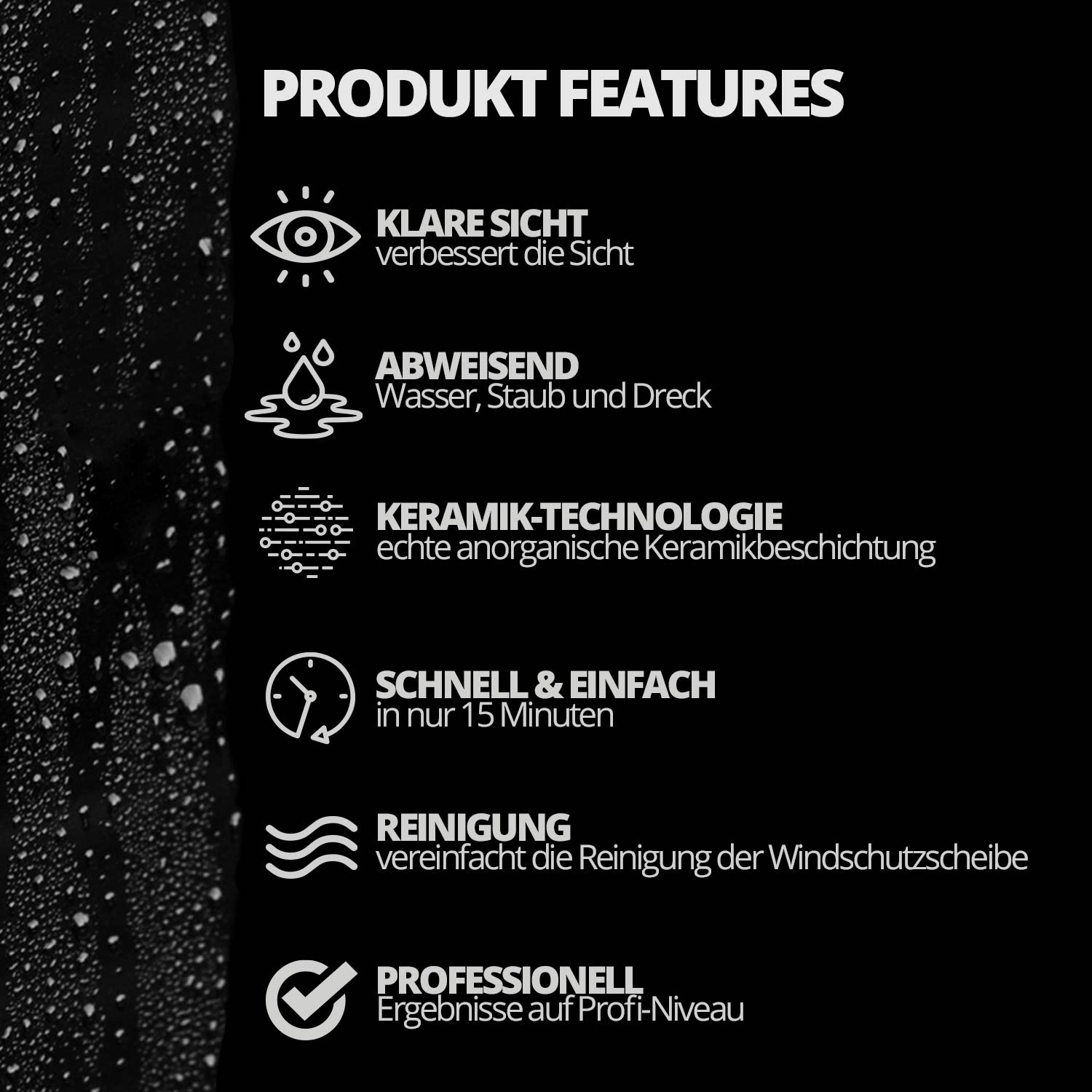 Cerakote Ceramic Glass Coat Protectant - Glasversiegelung Overview