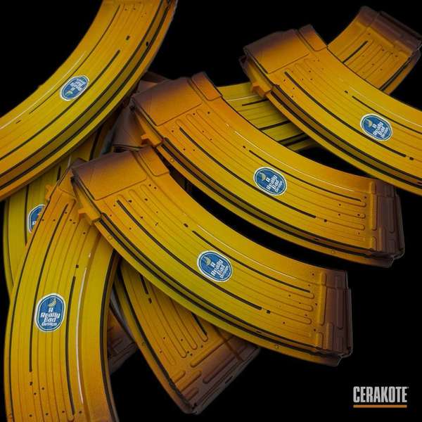 Cerakote H-144 Corvette Yellow Customer Sample