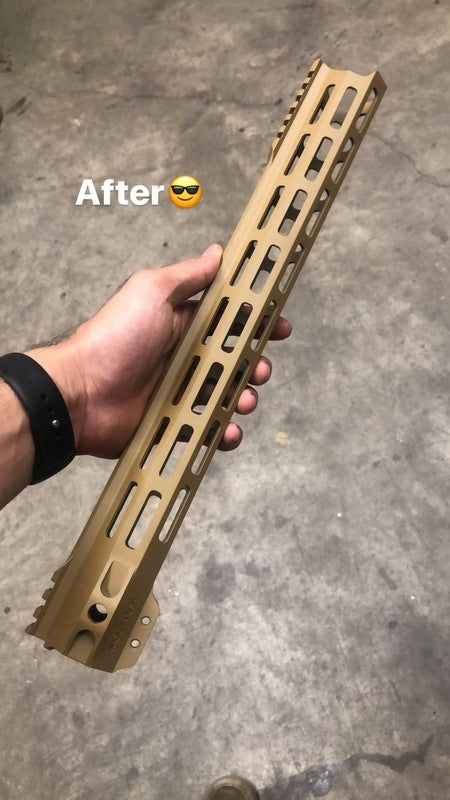 Cerakote H-187 Noveske Tiger Eye Brown Customer Sample