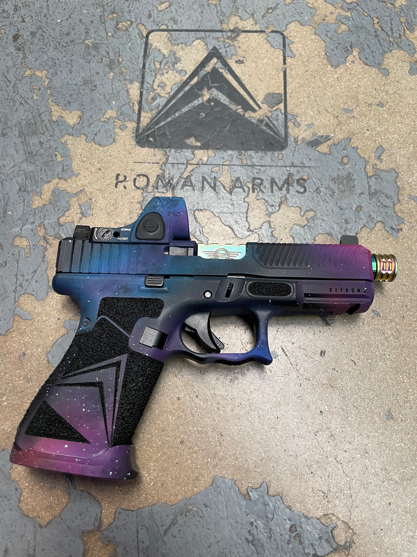 Cerakote H-238 Midnight Blue Color Sample