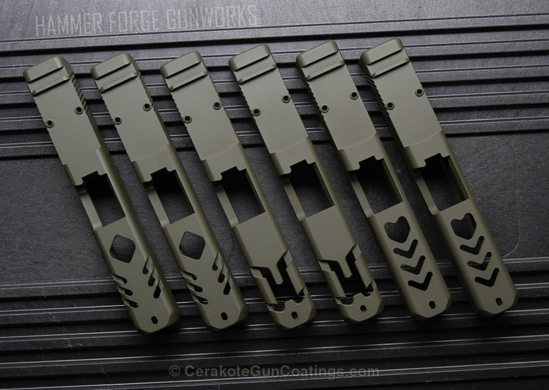 Cerakote H-240 Mil Spec O.D. Green Customer Sample