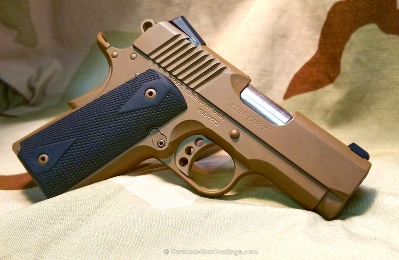 Cerakote H-268 Troy® Coyote Tan Customer Sample