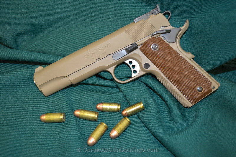 Cerakote H-269 Barrett® Brown Customer Sample