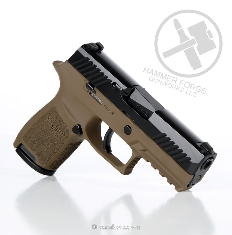 Cerakote H-305 Springfield® Flat Dark Earth (FDE) Customer Sample