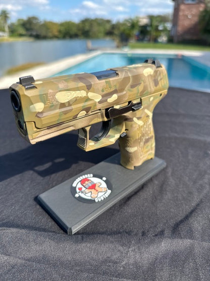 Cerakote H-342 MultiCam® Dark Brown Customer Sample