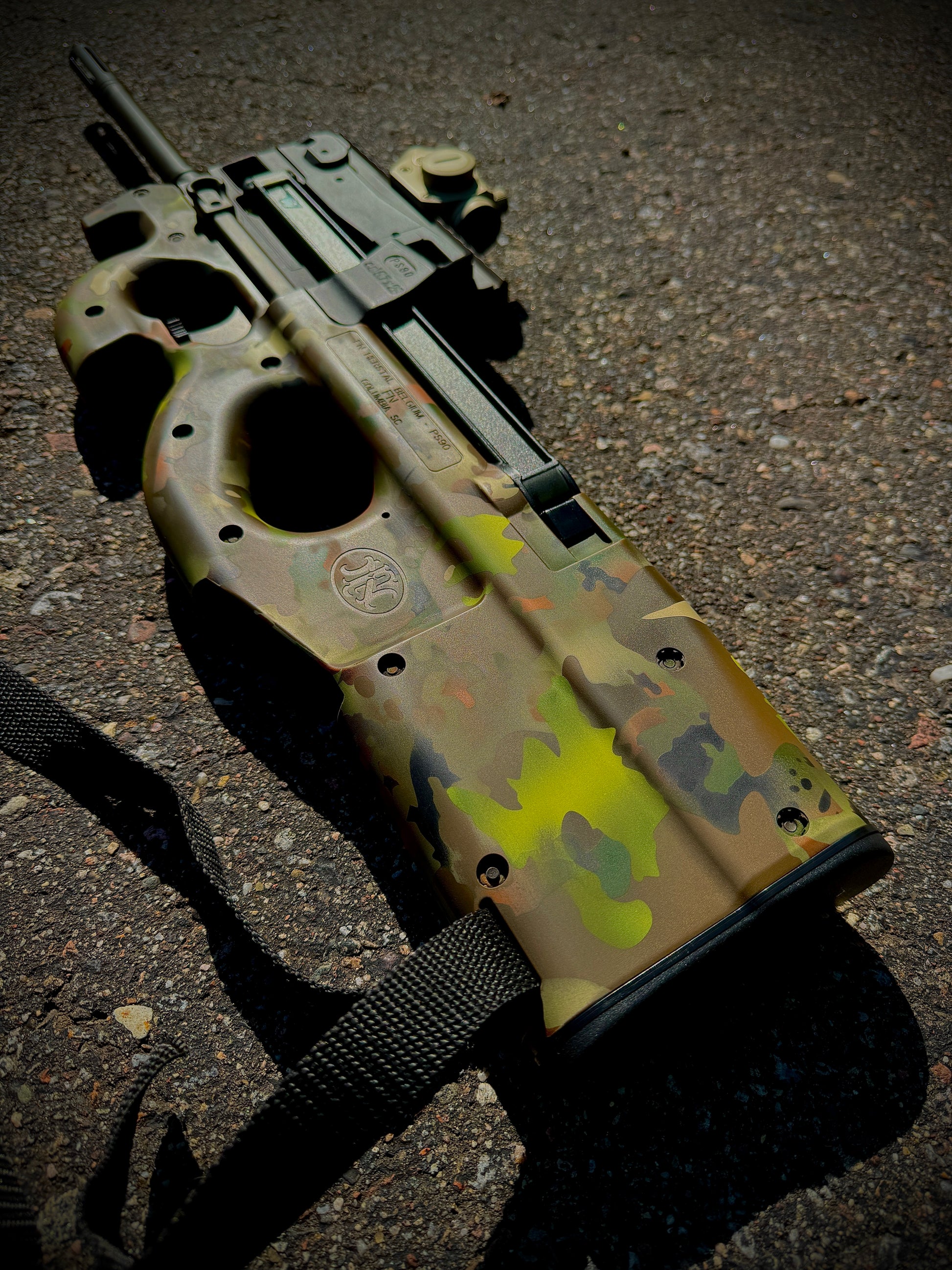 Cerakote H-343 MultiCam® Bright Green Customer Sample