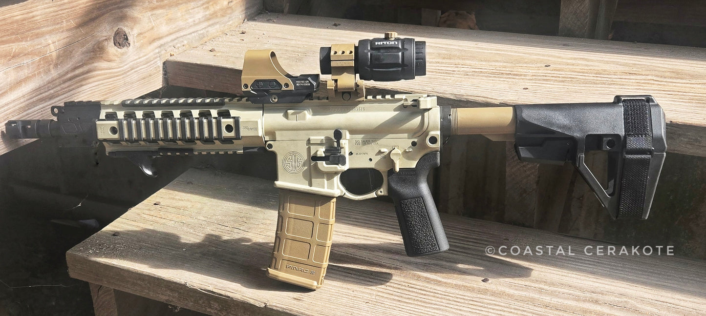 Cerakote H-363 Champagne Customer Sample