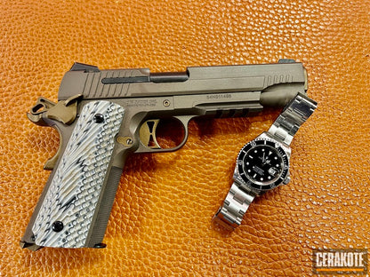 Cerakote H-375 Black Gold Customer Sample