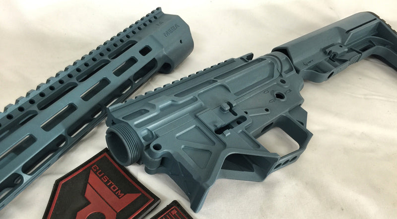 Cerakote H-401 Jesse James Civil Defense Blue Customer Sample