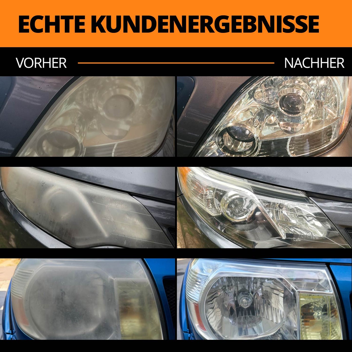 Cerakote Ceramic Headlight Restauration Kit Customer Results