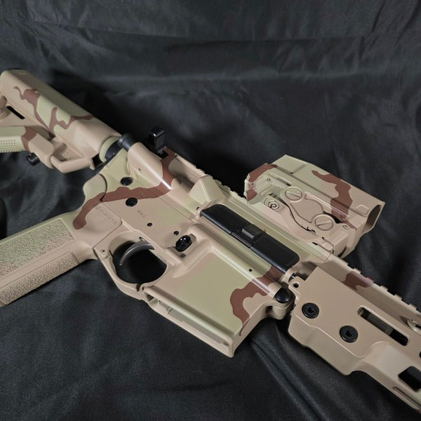 Cerakote HIR-199 GEN II Desert Sand NIR Management Ceramic Coating Customer Sample