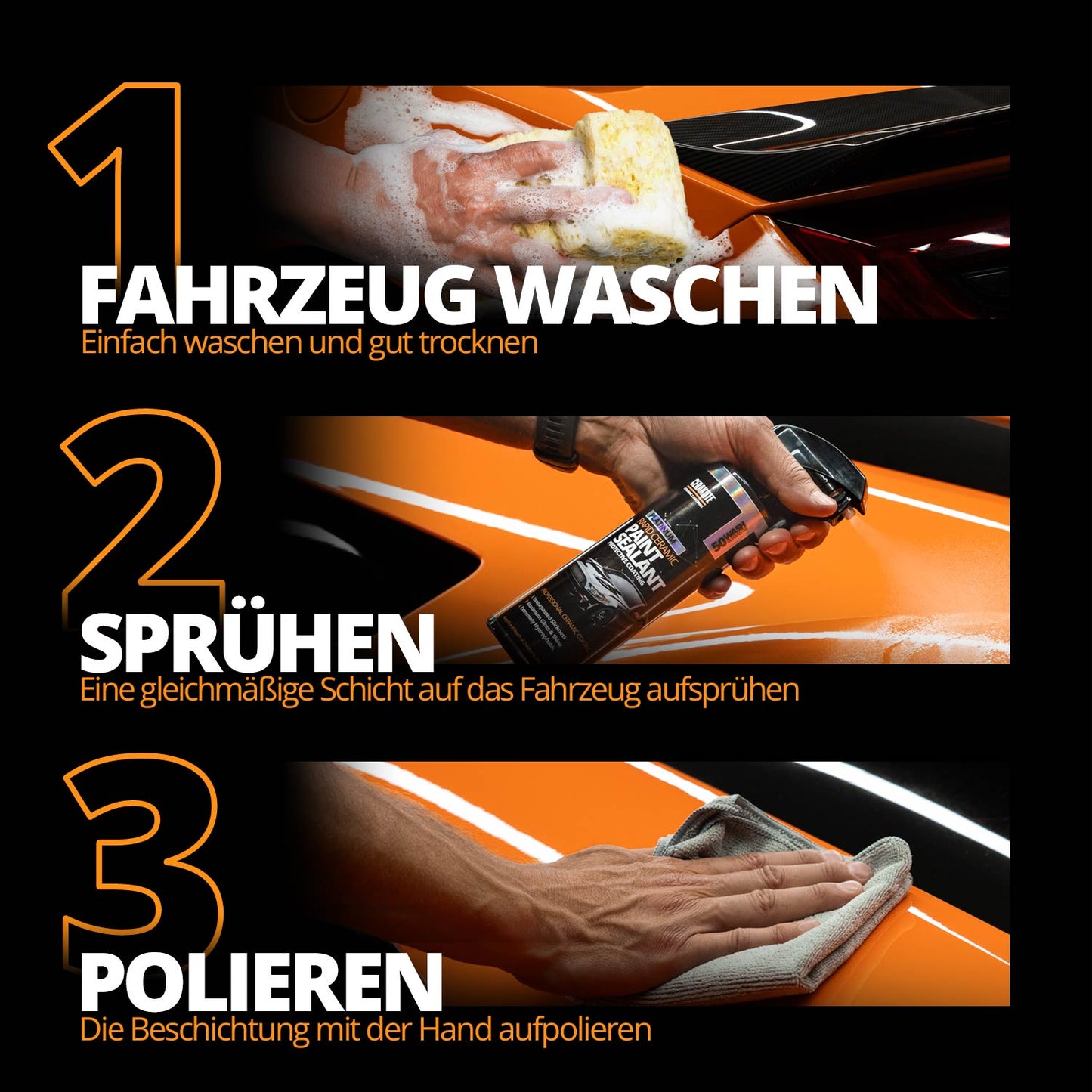 Cerakote Rapid Ceramic Paint Sealant - Lackversiegelung Instructions