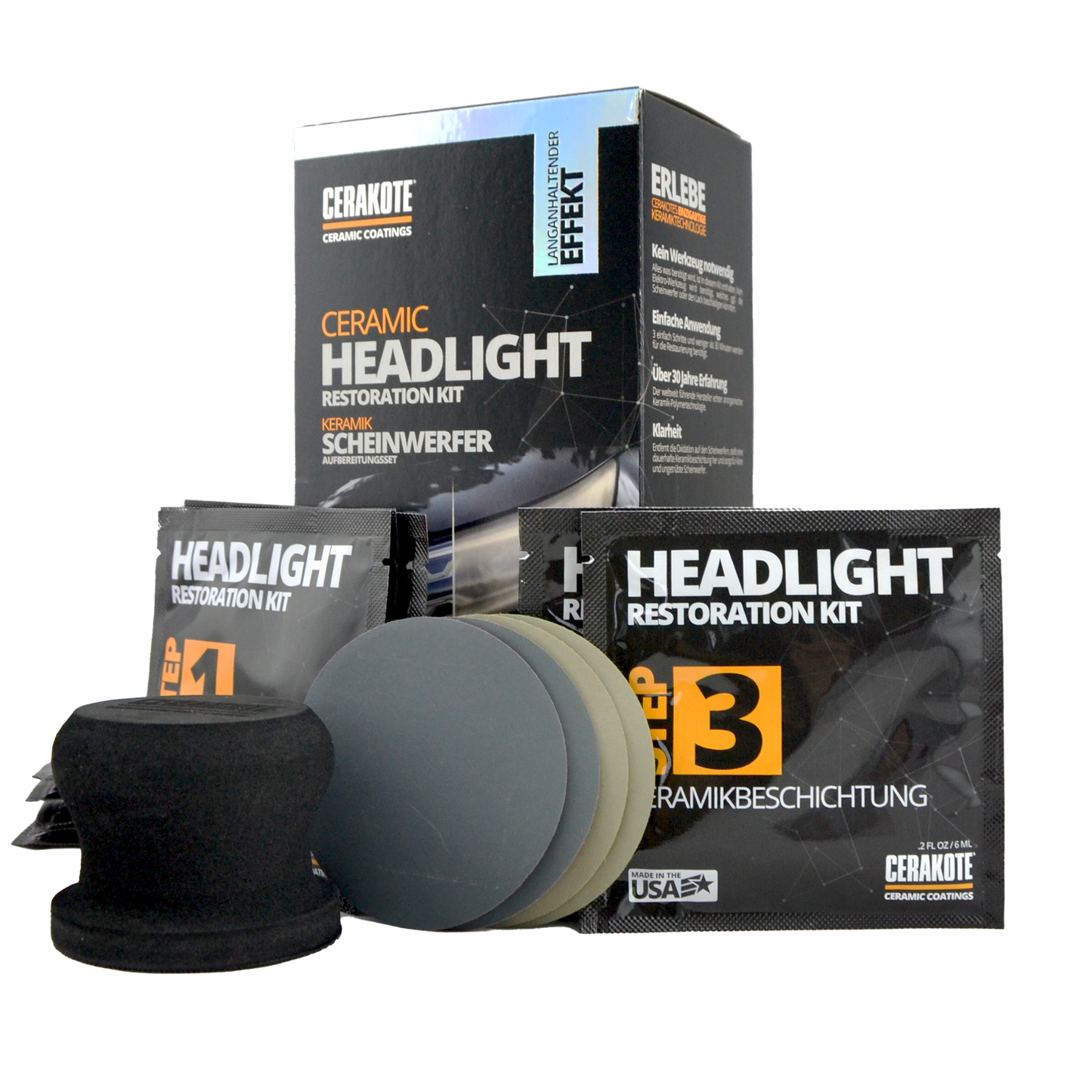 Cerakote Ceramic Headlight Restauration Kit Main