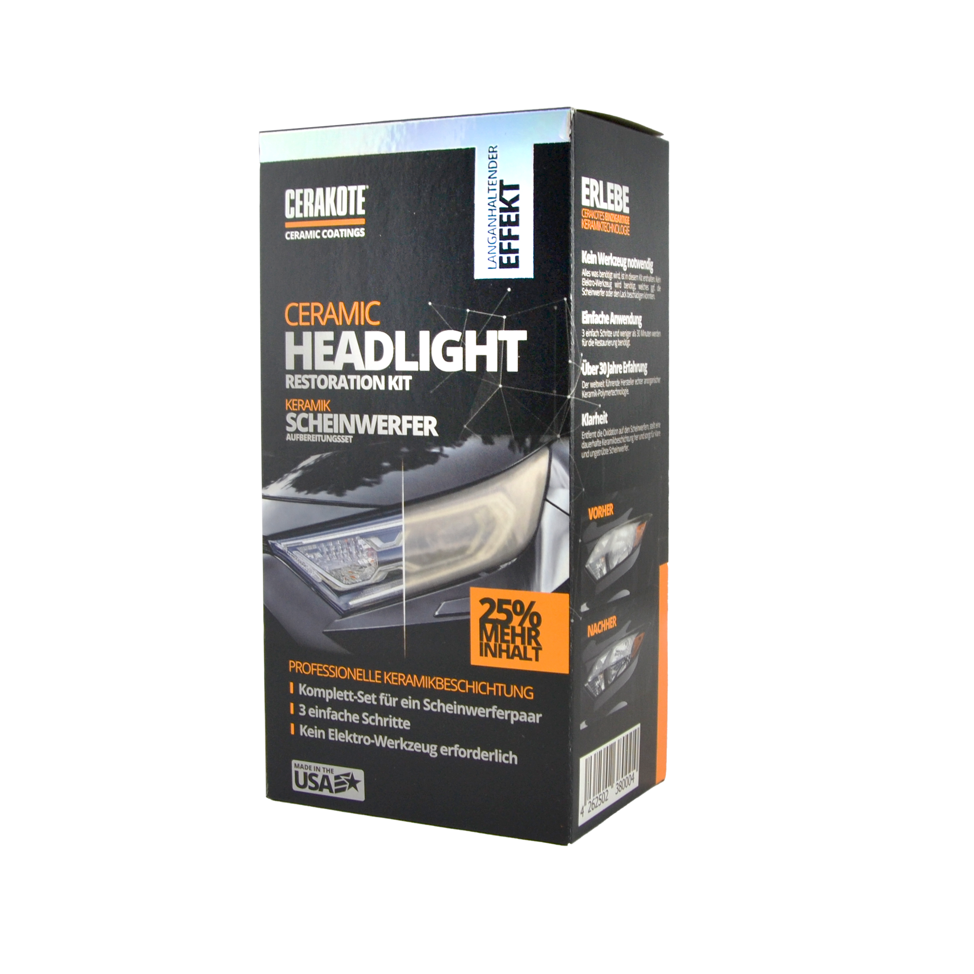 Cerakote Ceramic Headlight Restauration Kit Box