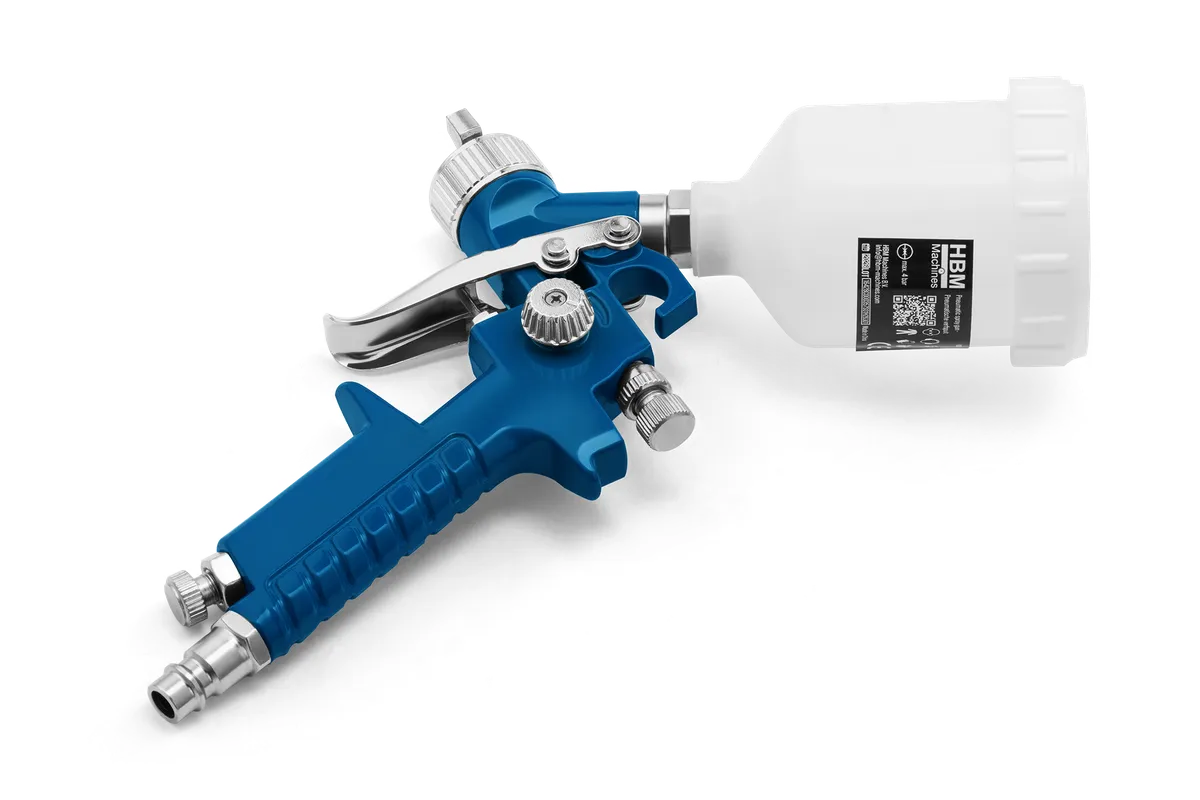 Mini HVLP Lackierpistole seitlich