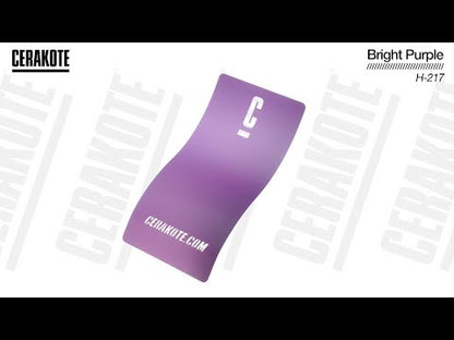 Cerakote H-217 Bright Purple YouTube Color Sample