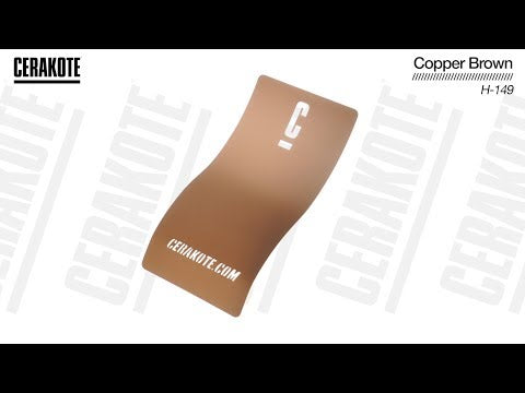 Cerakote H-149 Copper Brown YouTube Color Sample
