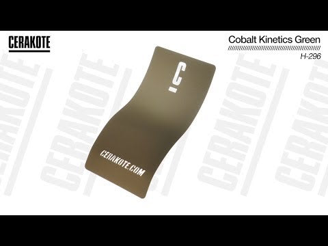 Cerakote H-296 Cobalt Kinetics™ Green YouTube Color Sample