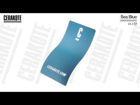 Cerakote H-172 Sea Blue YouTube Color Sample