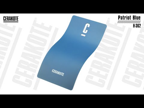 Cerakote H-362 Patriot Blue YouTube Color Sample