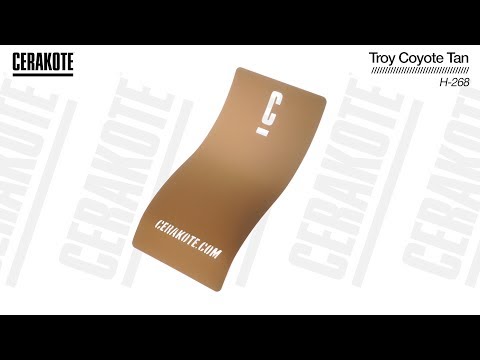 Cerakote H-268 Troy® Coyote Tan YouTube Color Sample