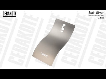 Cerakote V-119 Satin Silver YouTube Color Sample