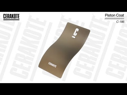 Cerakote C-186 Piston Coat (Air Cure) Kolbenbeschichtung YouTube Color Sample