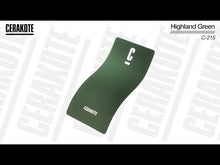 Cerakote C-215 Highland Green Ceramic Coating YouTube Color Sample