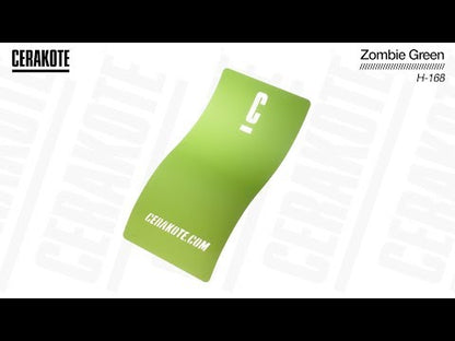 Cerakote H-168 Zombie Green YouTube Color Sample