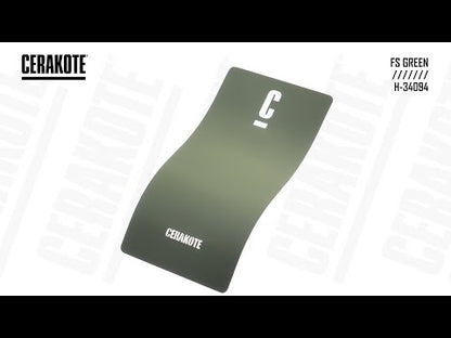 Cerakote H-34094 FS Green YouTube Color Sample