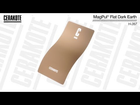 Cerakote H-267 MagPul® Flat Dark Earth (FDE) YouTube Color Sample