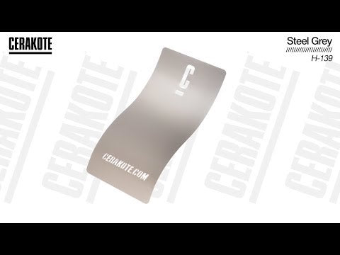 Cerakote H-139 Steel Grey YouTube Color Sample