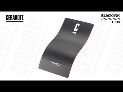 Cerakote F-110 Black Ink YouTube Sample