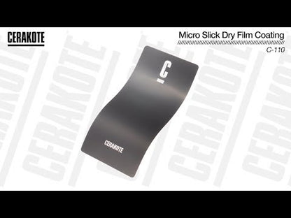 Cerakote C-110 Micro Slick Dry Film Lubricant Low Friction Coating YouTube Color Sample