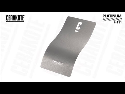 Cerakote F-111 Platinum YouTube Example